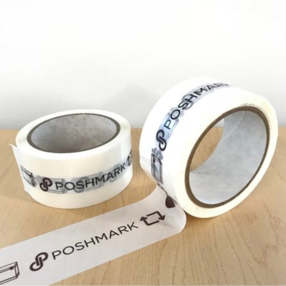 3 Rolls of Printed Poshmark Packing Tape - Picture 2 of 3